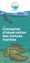 Dépliant consigne d'observation des tortues marines